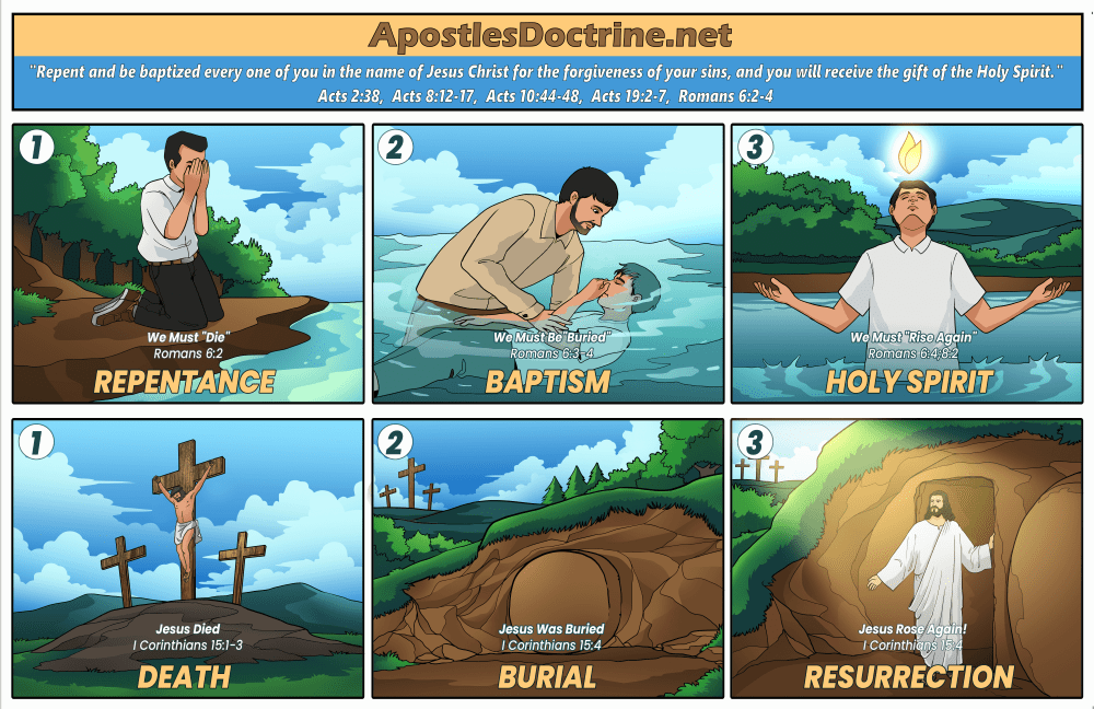 Infographic of the Apostles Doctrine - ApostlesDoctrine.net